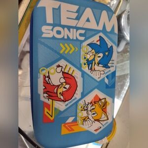 Team Sonic Blue Pencil Case